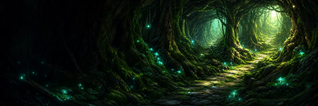 Forest Cave dungeon art