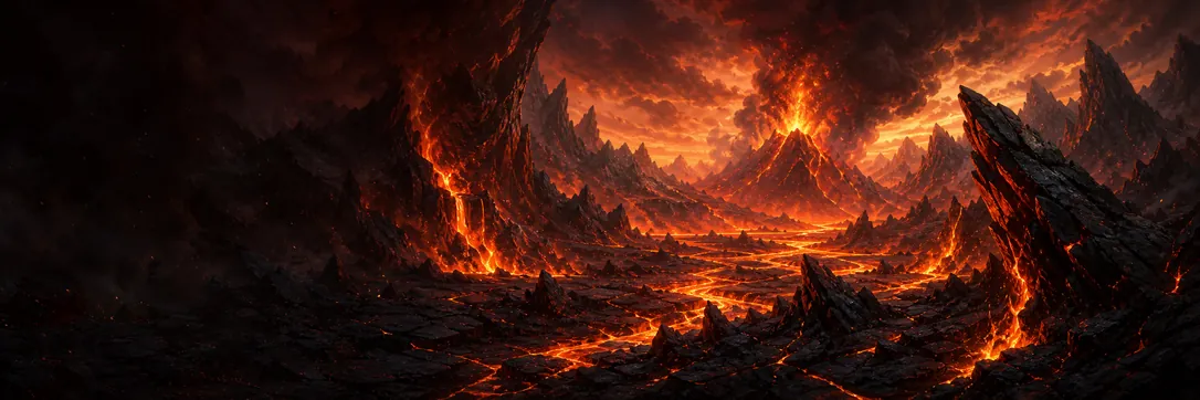 Volcanic Pit dungeon art